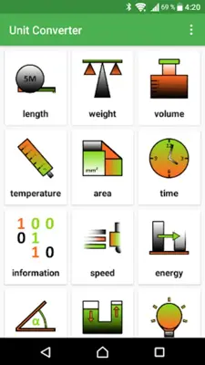 Unit Converter android App screenshot 5